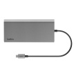 Belkin INC015BTSGY-CZ laptop dock/port replicator Wired USB 3.2 Gen 1 (3.1 Gen 1) Type-C Aluminium