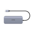 UNITEK D1026B laptop dock/port replicator USB 3.2 Gen 1 (3.1 Gen 1) Type-C Grey