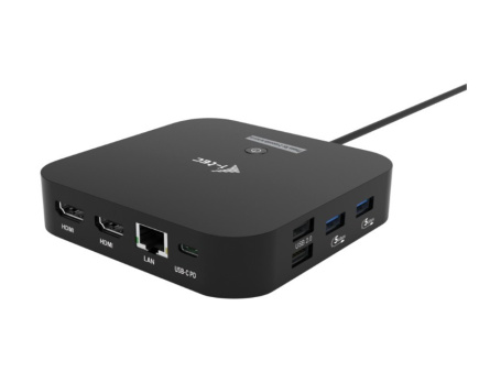 i-tec USB-C Dual HDMI Docking Station with Power Delivery 100 W