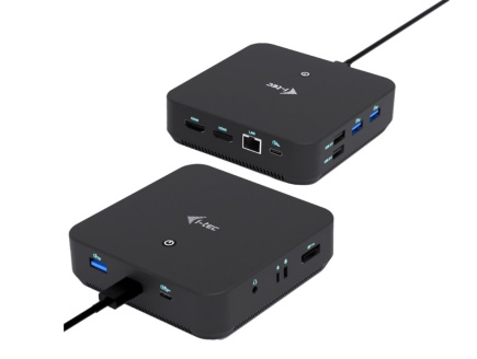 i-tec USB-C DP Dual HDMI Docking Station with Power Delivery 100 W