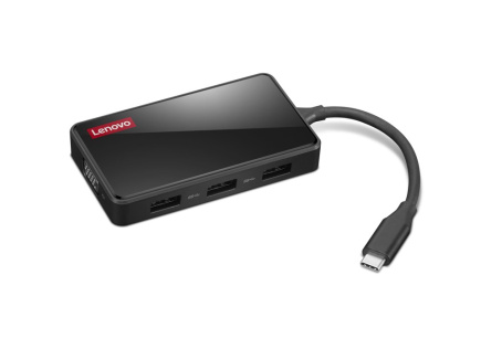 Lenovo GX91M73945 laptop dock/port replicator Wired USB 3.2 Gen 1 (3.1 Gen 1) Type-C Black