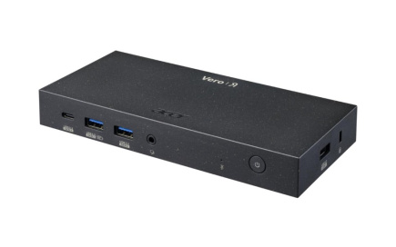 Acer Vero MST Dock M33 100W PD - Black EU (Retail pack) Wired USB 3.2 Gen 2 (3.1 Gen 2) Type-C
