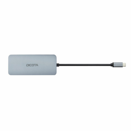 Dicota USB-C 8-in-1 Multi Hub 4K PD 100W silver