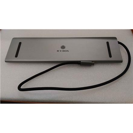Renew. Icy Box IB-DK2106-C USB Type-C Notebook DockingStation with triple video output | Raidsonic Icy Box Docking Station | IB-DK2106-C | VGA (D-Sub) ports quantity 1 | HDMI ports quantity 2 | Warranty 3 month(s) | USED, REFURBISHED, WITHOUT ORIGINAL
