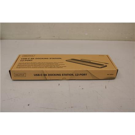 Восстановленный. DIGITUS USB-C 8K docking station, 12-port | Digitus USB-C 8K docking station, 12-port | DA-70919 | Ethernet LAN (RJ-45) ports 1 | HDMI ports quantity 2 | Warranty 24 month(s) | DEMO