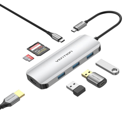 NB ACC DOCKING STATION 7IN1/USB-C 0.15M TOJHB VENTION