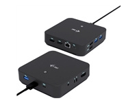 I-TEC USB-C DS 2 x HDMI 1x DP 1x GLAN 1x USB-C 3.2 3x USB-A 3.2 2x USB 2.0 1x 3.5mm Audio/Mic 1x 100W USB-C Power Delivery