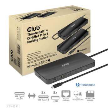 NB ACC DOCKING STATION 11IN1/THUNDERBOLT CSV-1581 CLUB3D
