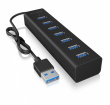 IcyBox ICY BOX IB-HUB1700-U3 7-Port USB HUB+powerada