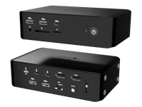 I-TEC Thunderbolt 5 Quattro Display DS 2xTB5 2xHDMI 1x2.5GLAN 1xAudio/Mic 1xUSB-C Gen2 4xUSB-A Gen2 SD+TF Cardreader PD 140W KL