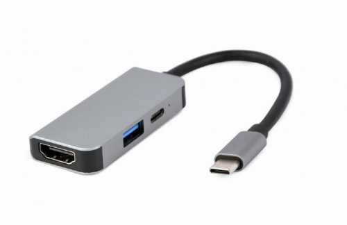 I/O ADAPTER USB-C TO HDMI/USB3/3IN1 A-CM-COMBO3-02 GEMBIRD