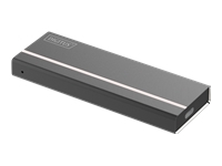 DIGITUS DA-71120 USB Type-C 3.1 External SSD Enclosure M.2 NVMe tool-free alu housing M-Key or B+M-Key