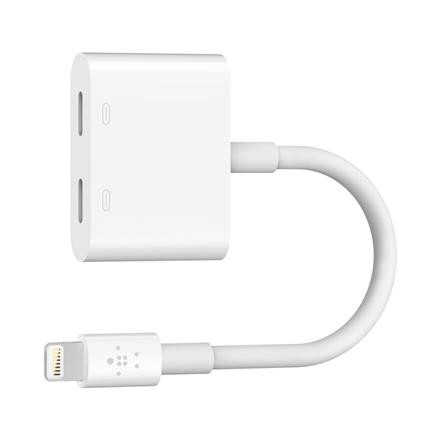 Belkin | Lightning Audio + Charge RockStar Cable, 11.5 cm, White | F8J198btWHT F8J198btWHT