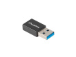 Lanberg - USB adapter - USB Type A (M) to 24 pin USB-C (F) - USB 3.1 Gen1 OTG - black 