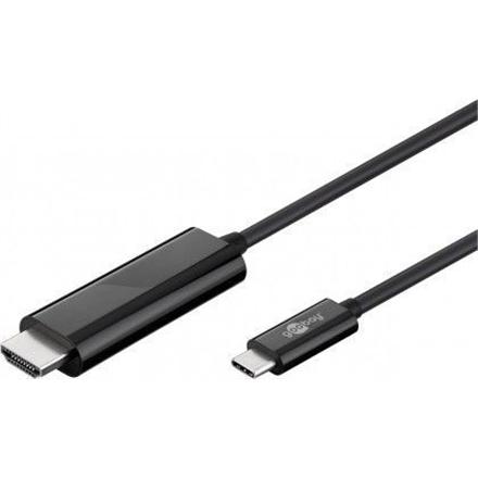 Goobay | Black | USB-C male | HDMI male (type A) | USB-C to HDMI | 1.8 m 77528