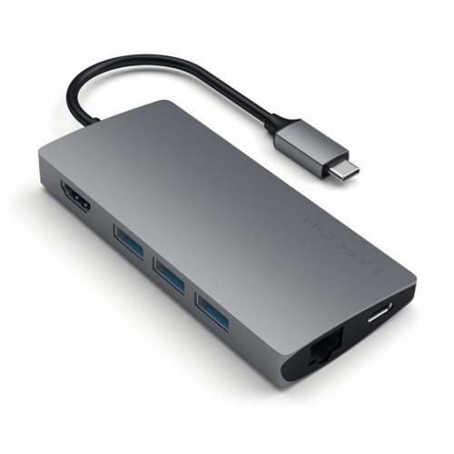 USB-C jagaja Multi-Port 4K Gigabit Ethernet Satechi / ST-TCMA2M