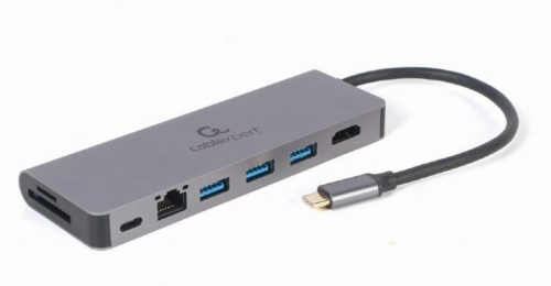 I/O ADAPTER USB-C TO HDMI/USB3/5IN1 A-CM-COMBO5-05 GEMBIRD