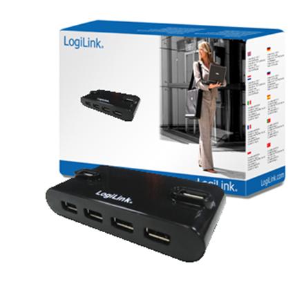 Logilink | USB 2.0 Hub-4 port whit power adapter UA0085