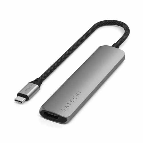 Satechi 6-in-1 USB-C Slim Multiport Adapter, hall - USB hub / ST-P6SM