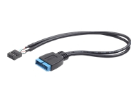 GEMBIRD adapter USB 3.0 (FP) - USB 2.0 (MB) 30 cm