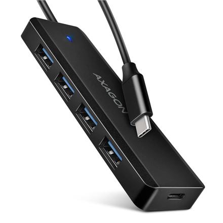 AXAGON Travel four-port USB-C 5Gbps hub | HUE-C1C HUE-C1C