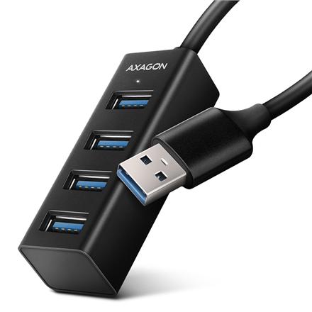 AXAGON Miniature metal four-port USB 3.2 Gen 1 hub | HUE-M1A HUE-M1A