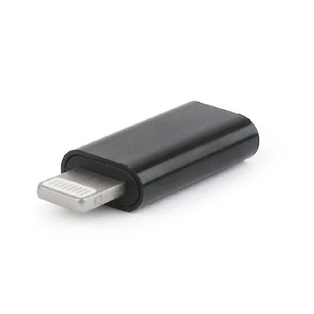 Gembird | USB Type-C adapter (CF/8pin M), Black A-USB-CF8PM-01