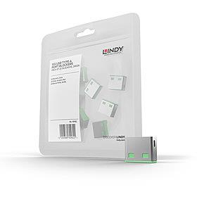 USB PORT BLOCKER 10PACK/GREEN 40461 LINDY