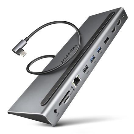 AXAGON USB-C 5Gbps TRIPLE 4K DISPLAY 11in1 Hub | HMC-4KX3 HMC-4KX3