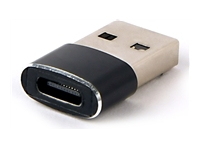 GEMBIRD USB AM to Type-C female adapter black