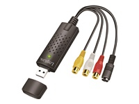 LOGILINK VG0030A USB 2.0 A/V grabber USB A/M to 3inch + miniDIN5/F black