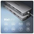 AXAGON Multi port USB-C 5Gbps hub | HMC-8HLSA HMC-8HLSA