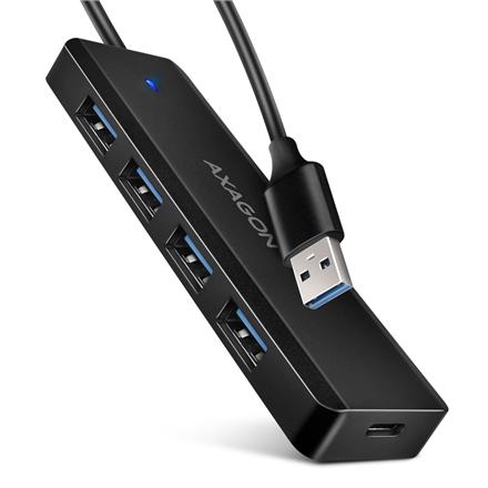 AXAGON Travel four-port USB-A 5Gbps hub | HUE-C1A HUE-C1A