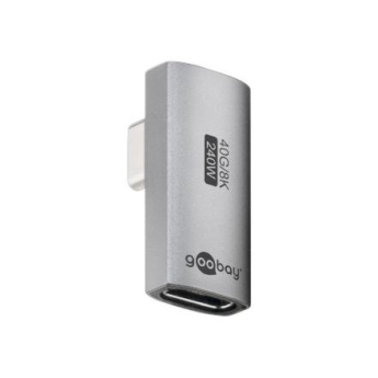 Goobay 74443 USB-C™ Adapter Vertical 90° Rotated, USB4™ | Goobay 74443