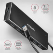 AXAGON SuperSpeed USB-A FLAT Hub | HUE-F7A HUE-F7A