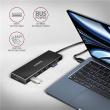 AXAGON SuperSpeed USB-A FLAT Hub | HUE-F7A HUE-F7A