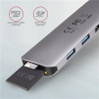 AXAGON SuperSpeed USB-C COMBO 5in1 Hub | HMC-5 HMC-5