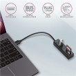 AXAGON SuperSpeed USB-A Hub and Card Reader | HMA-CR3A HMA-CR3A