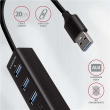 AXAGON SuperSpeed USB-A Hub and Card Reader | HMA-CR3A HMA-CR3A