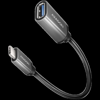 AXAGON RUCM-AFAC USB 3.2 Gen 1 Type-C Male > Type-A Female, cable adapter 0,2m, 3A, ALU