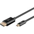 Goobay USB-C to DisplayPort Cable 4K at 60 Hz, 1 m | 75704 75704