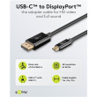 Goobay USB-C to DisplayPort Cable 4K at 60 Hz, 1 m | 75704 75704