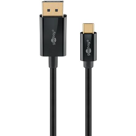 Goobay USB-C to DisplayPort Cable 4K at 60 Hz, 1 m | 75704 75704