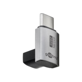 Goobay 74444 USB-C Adapter Vertical 90° Short, USB4 | Goobay 74444