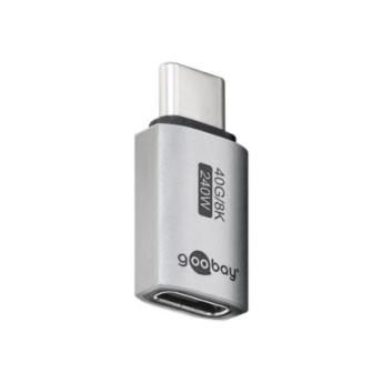 Goobay 74447 USB-C™ Adapter Straight, USB4™ | Goobay 74447