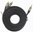 Cablexpert 3.5 mm stereo plug to 2xRCA plugs, gold-plated connectors, 1.5 | CCA-352-1.5M CCA-352-1.5M