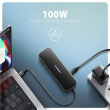 AXAGON USB-C 5Gbps GLASS 6in1 Hub | HMC-6GLN HMC-6GLN
