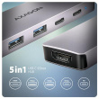 AXAGON USB-C 5Gbps 5in1 Hub | HMC-5H60 HMC-5H60