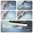 AXAGON USB-C 5Gbps 5in1 Hub | HMC-5H60 HMC-5H60