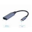 Cablexpert USB Type-C to HDMI display adapter, Space grey | A-USB3C-HDMI-01 A-USB3C-HDMI-01